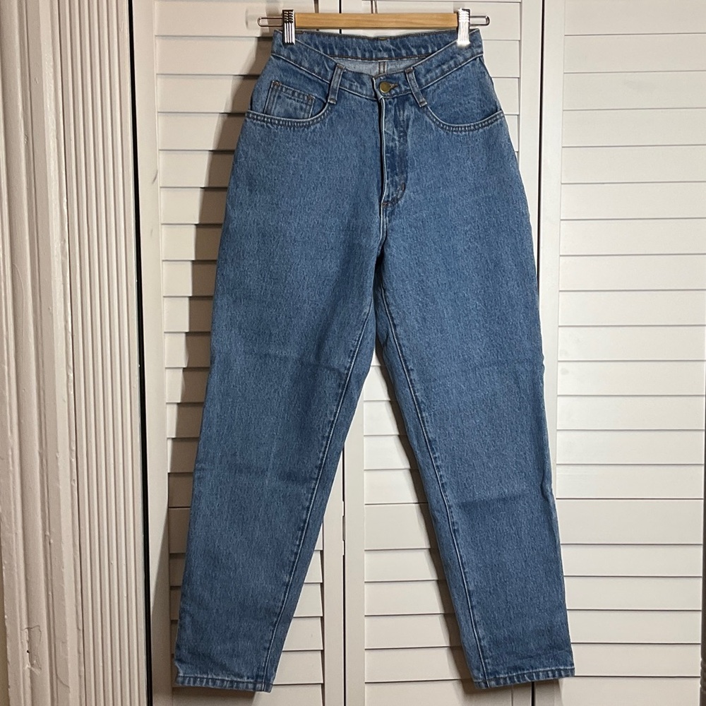 Los Angeles Apparel High Rise Blue Jeans